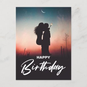 Postal Deseo de Feliz Cumpleaños con Foto de Saludo Minim