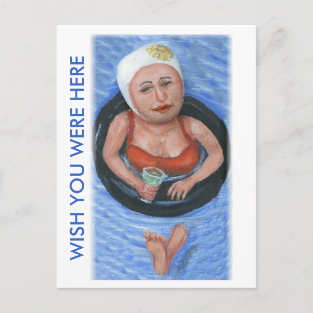 POSTAL DESEO USTED ESTABA AQUÍ (Anverso)