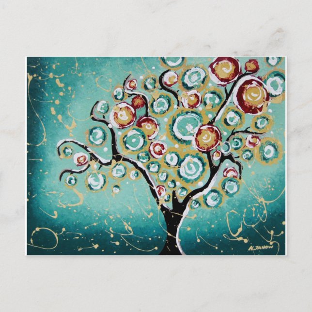 Postal "Deseos" (Anverso)