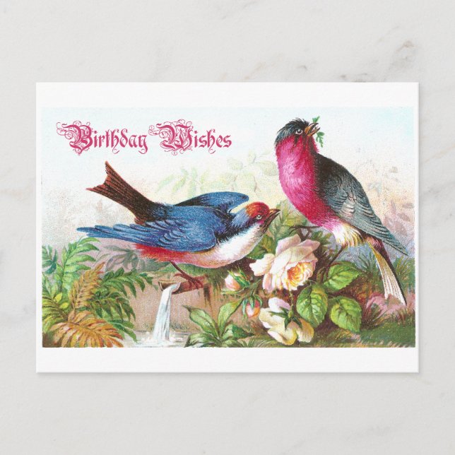 Postal Deseos de cumpleaños (Anverso)