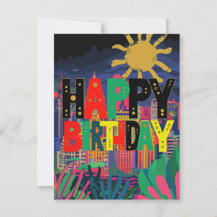Postal Deseos de cumpleaños con chistes divertidos tema c