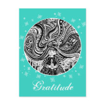 Deseos de Grincheux Angel | Aqua Postcard