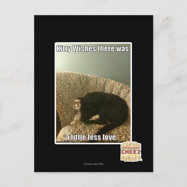 Postal Deseos del gatito (Anverso)