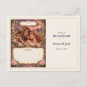 Postal Deseos del Libro de Invitados de Boda de Cíclope