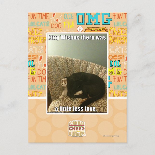 Postal Deseos Kitty (Anverso)