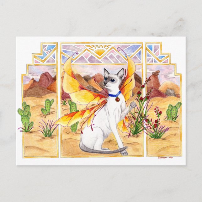 Postal Desert Cat (Anverso)