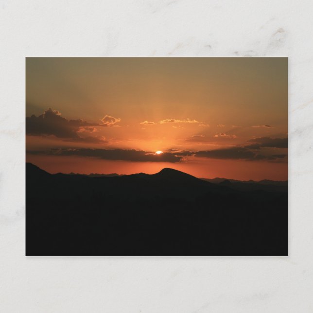 Postal Desert Sunset (Anverso)
