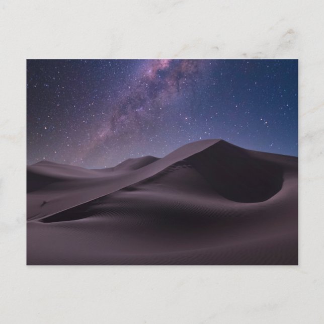 Postal Deserts | Milky Way Starry Sky Sand Dune Dubai (Anverso)