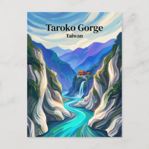 Postal Desfiladero de Taroko Taiwán