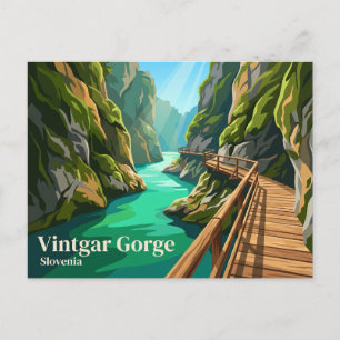 Postal Desfiladero de Vintgar Eslovenia