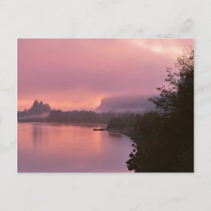 Postal Desfiladero del río Columbia, Amanecer, OR