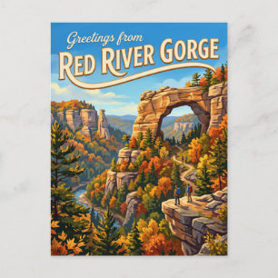 Postal Desfiladero del río Rojo EE. UU.