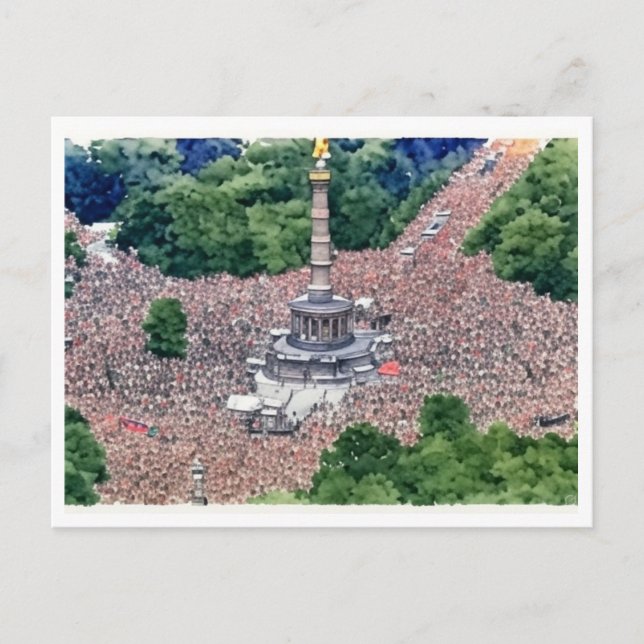 Postal Desfile de amor 2008 (Anverso)