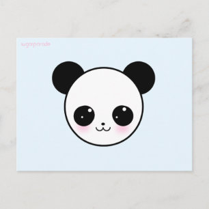 Postal desfile de azúcar Panda-chan Aqua Postcard