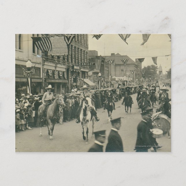 Postal Desfile de Cheyenne Frontier Days. (Anverso)