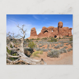 Postal Desfile de Elefantes en el Parque Nacional Arches