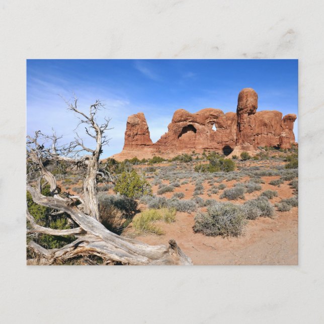 Postal Desfile de Elefantes en el Parque Nacional Arches (Anverso)