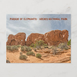 Postal Desfile de Elefantes - Parque Nacional Arches
