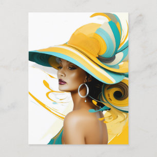 POSTAL DESFILE DE GORRAS DE FANCY #5