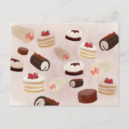 Postal Desfile de Pastel de Cumpleaños