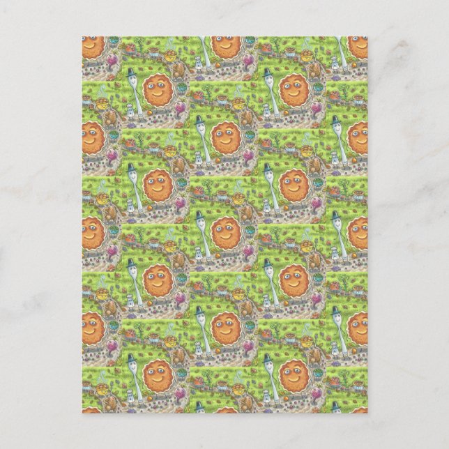 POSTAL DESFILE DE PIE DE PUMPKIN, GRACIAS A LA CELEBRACIÓ (Anverso)