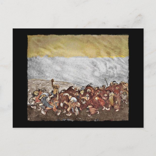 Postal Desfile de Troll y Gnome (Anverso)