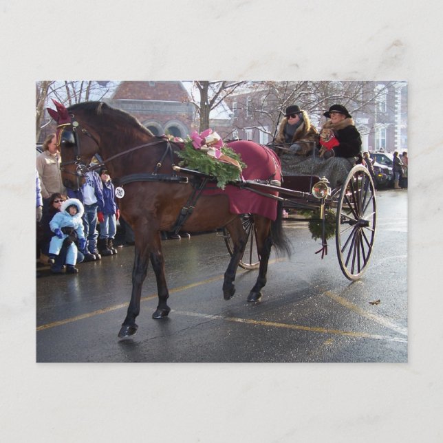 POSTAL DESFILE DE WASSAIL DE MADERA (Anverso)