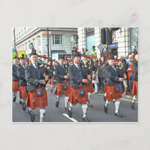 Postal Desfile del Día de San Patricio, Londres