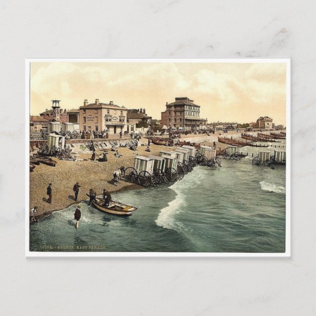 Postal Desfile del Este, Bognor, Fotografía de Inglaterra (Anverso)