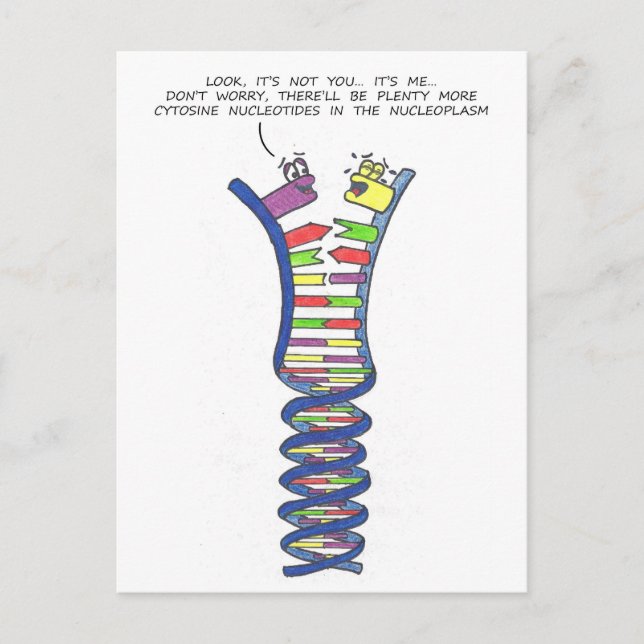 Postal Desglose del ADN - Postcard 2 (Anverso)