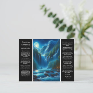 Postal Desiderata Waterfall Wisdom