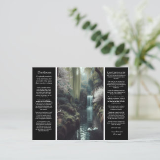 Postal Desiderata Woodland Whispers Flores de cerezo, Tra