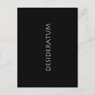 Postal Desideratum