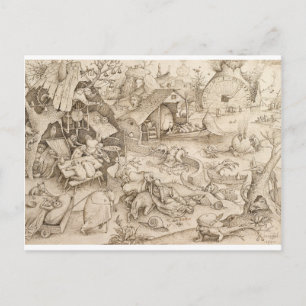 Postal Desidia (eslogan) de Pieter Bruegel el mayor