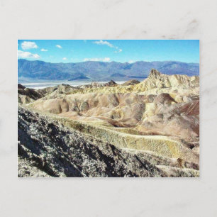 Postal Desierto de arena de Zabriskie Point 3