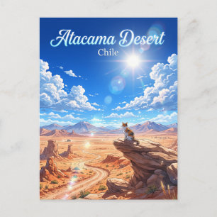 Postal Desierto de Atacama Chile