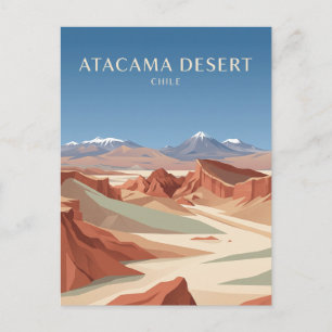 Postal Desierto de Atacama Chile
