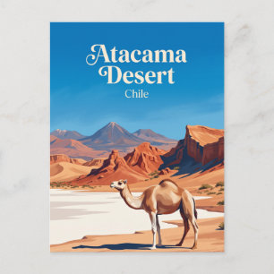 Postal Desierto de Atacama Chile
