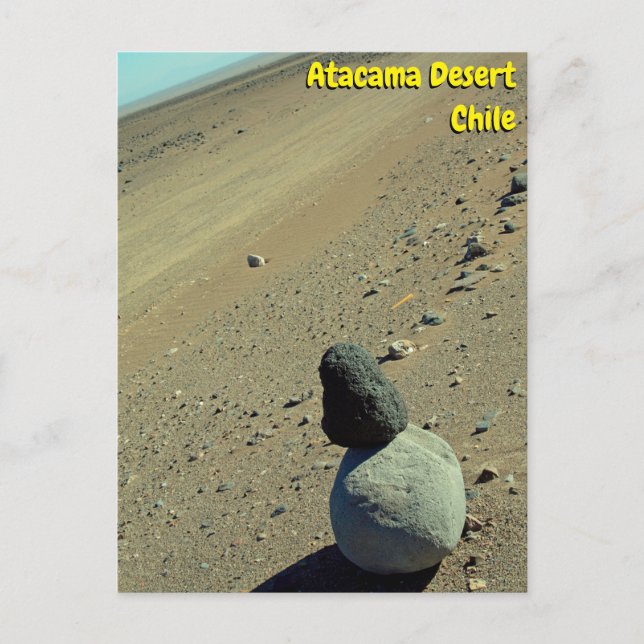 Postal Desierto de Atacama, Chile (Anverso)