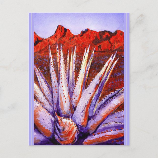 Postal Desierto de color del agua 2004 (Anverso)