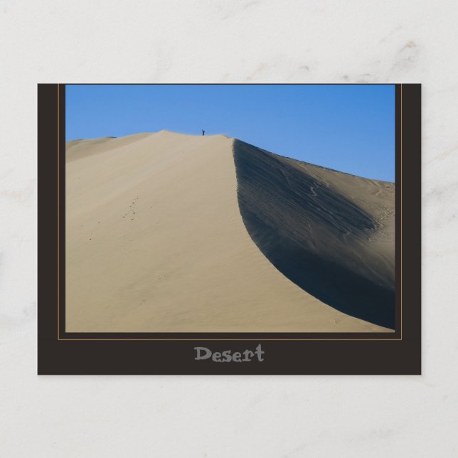 Postal desierto de Ica, Perú (Anverso)