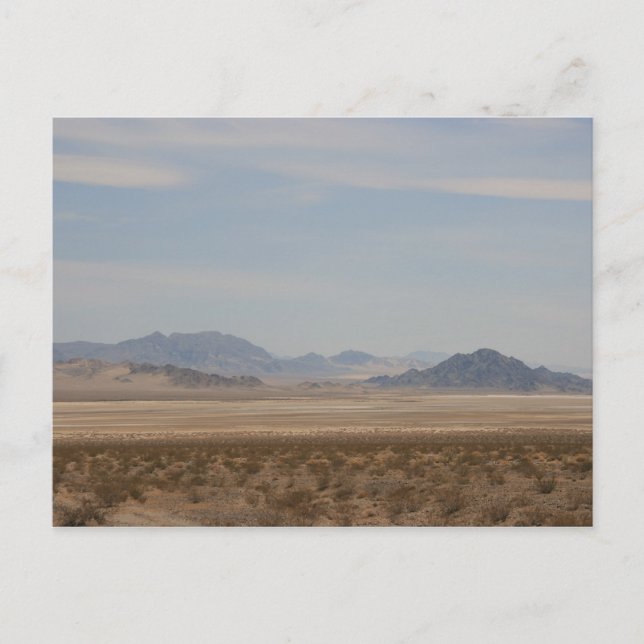 Postal Desierto de Mojave (Anverso)