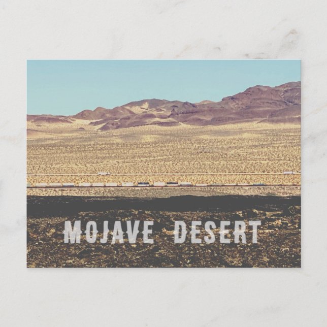 Postal Desierto de Mojave California (Anverso)