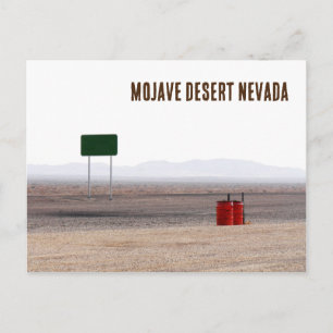 Postal Desierto de Mojave Nevada