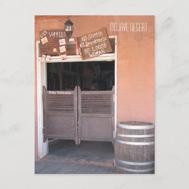 Postal Desierto de Mojave - ¡Postal! (Anverso)
