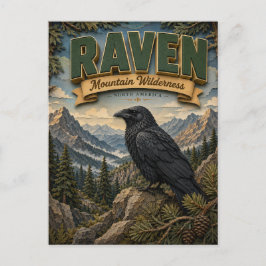 Postal Desierto de Raven Mountain POPCUT
