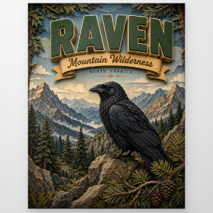 Postal Desierto de Raven Mountain POPCUT