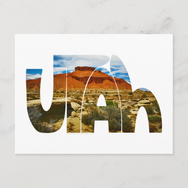 Postal Desierto de Utah (Anverso)