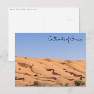 Postal Desierto de Wahiba Sands - Omán