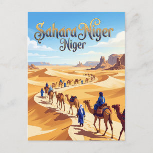 Postal Desierto del Sahara Níger